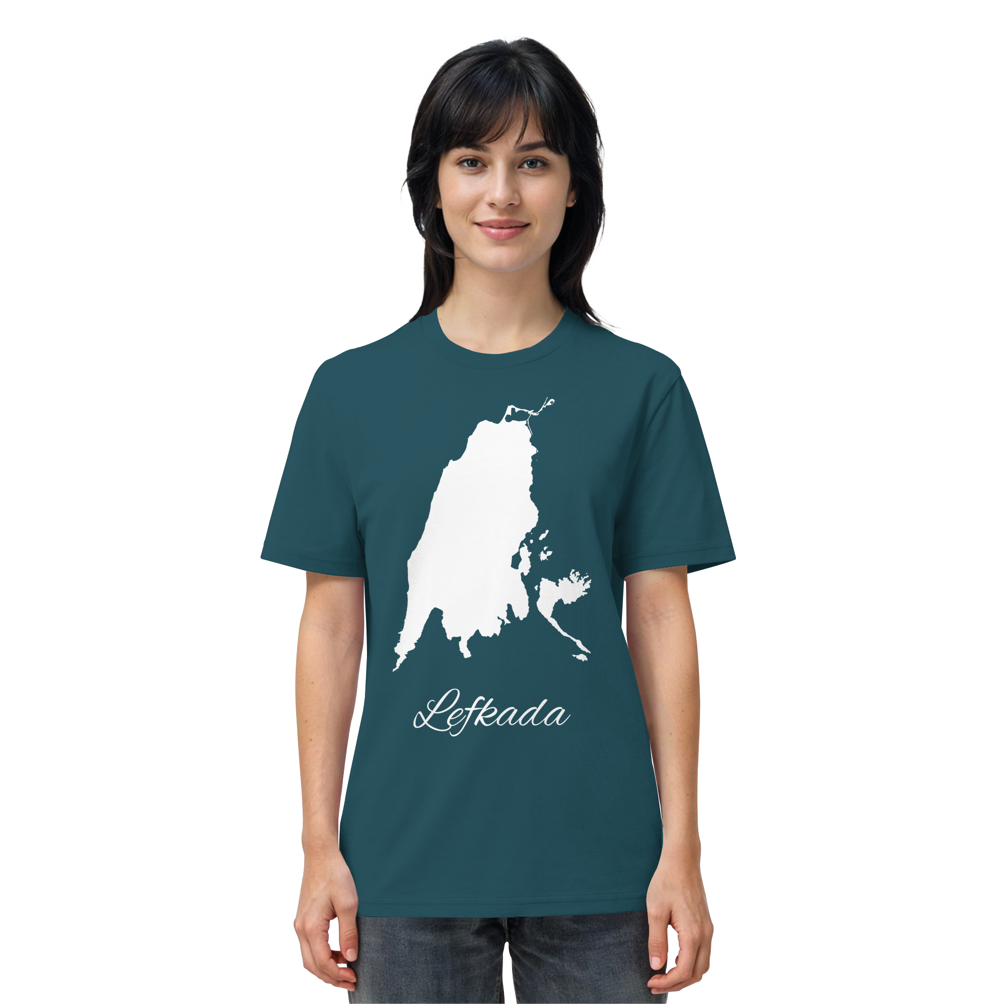 Lefkada Silhouette Griechenland - Organic Shirt