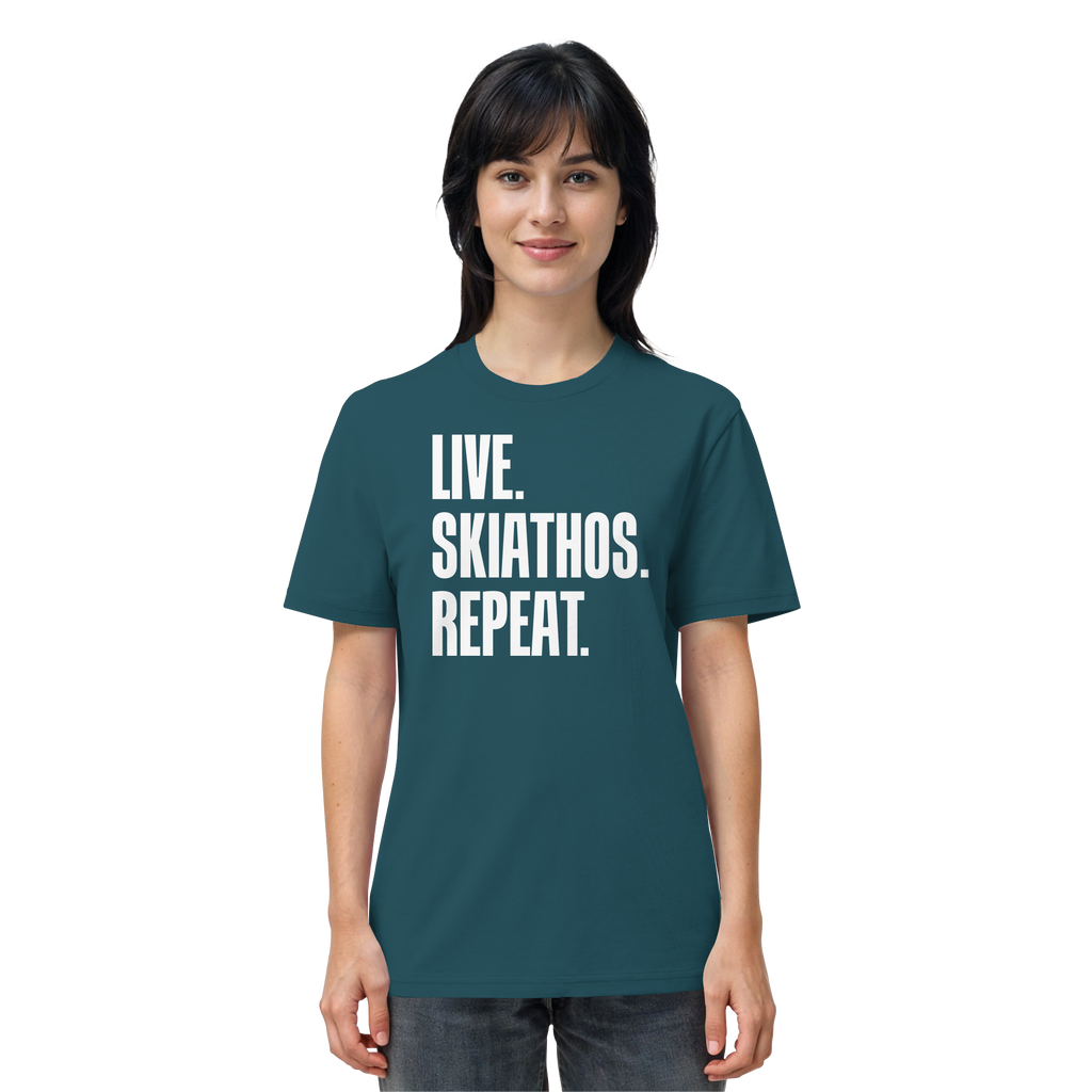 LIVE. SKIATHOS. REPEAT. - Organic Shirt