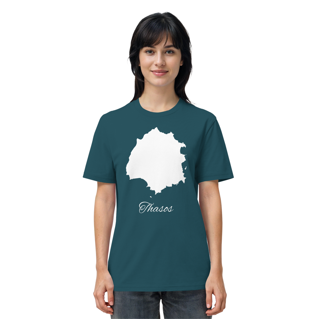 Thasos Silhouette Griechenland - Organic Shirt