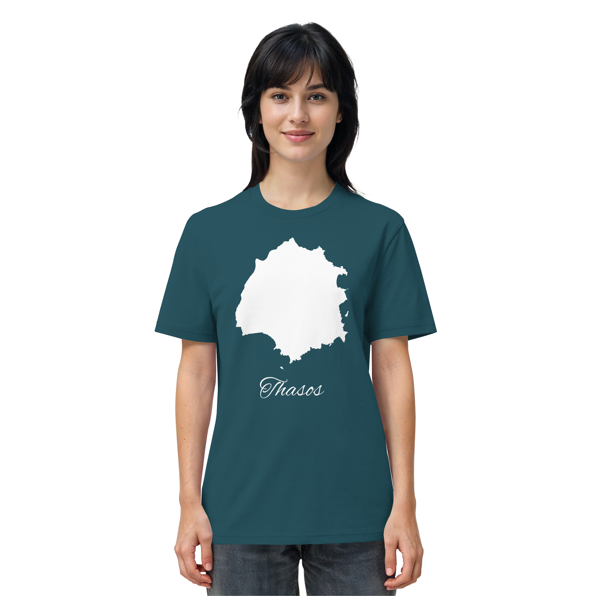 Thasos Silhouette Griechenland - Organic Shirt