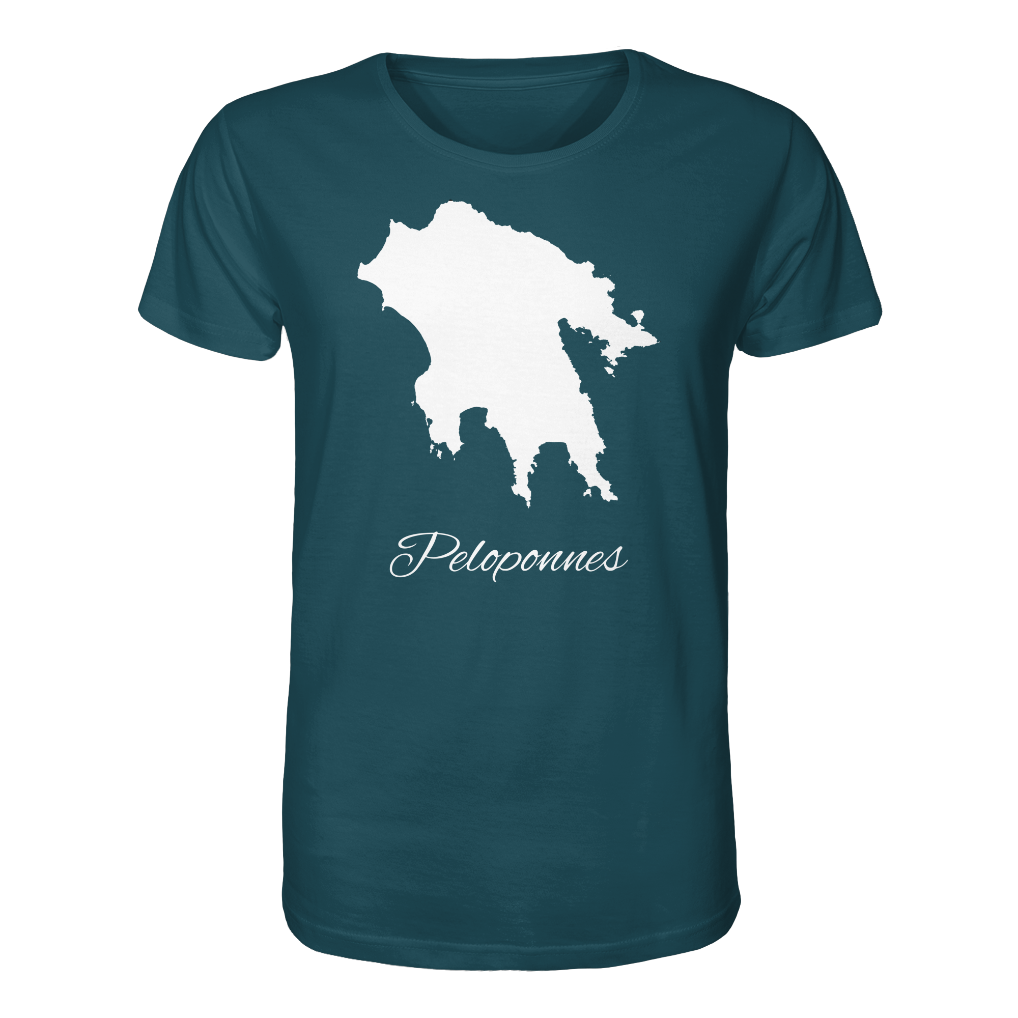 Peloponnes Silhouette Griechenland - Organic Shirt