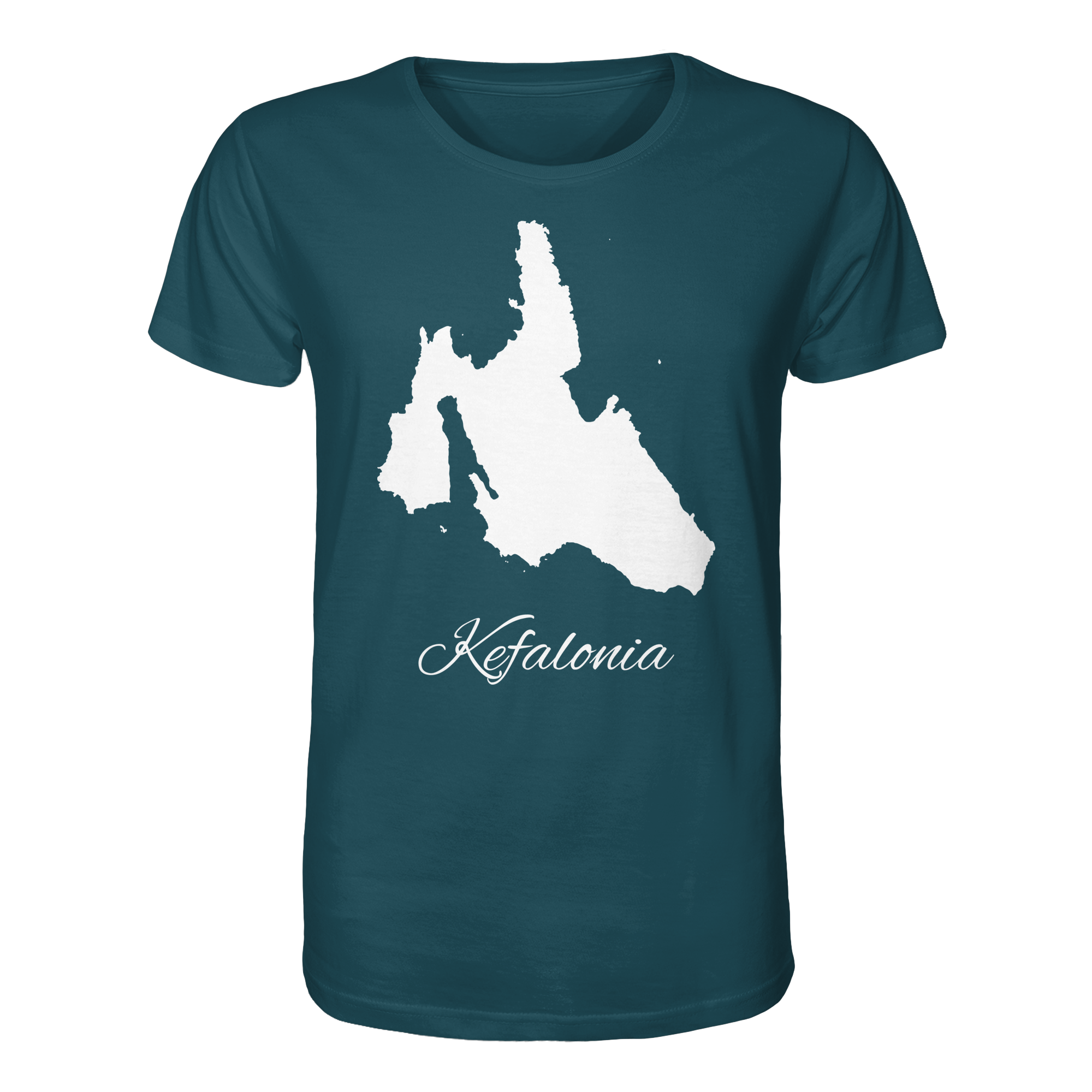 Kefalonia Silhouette Griechenland - Organic Shirt