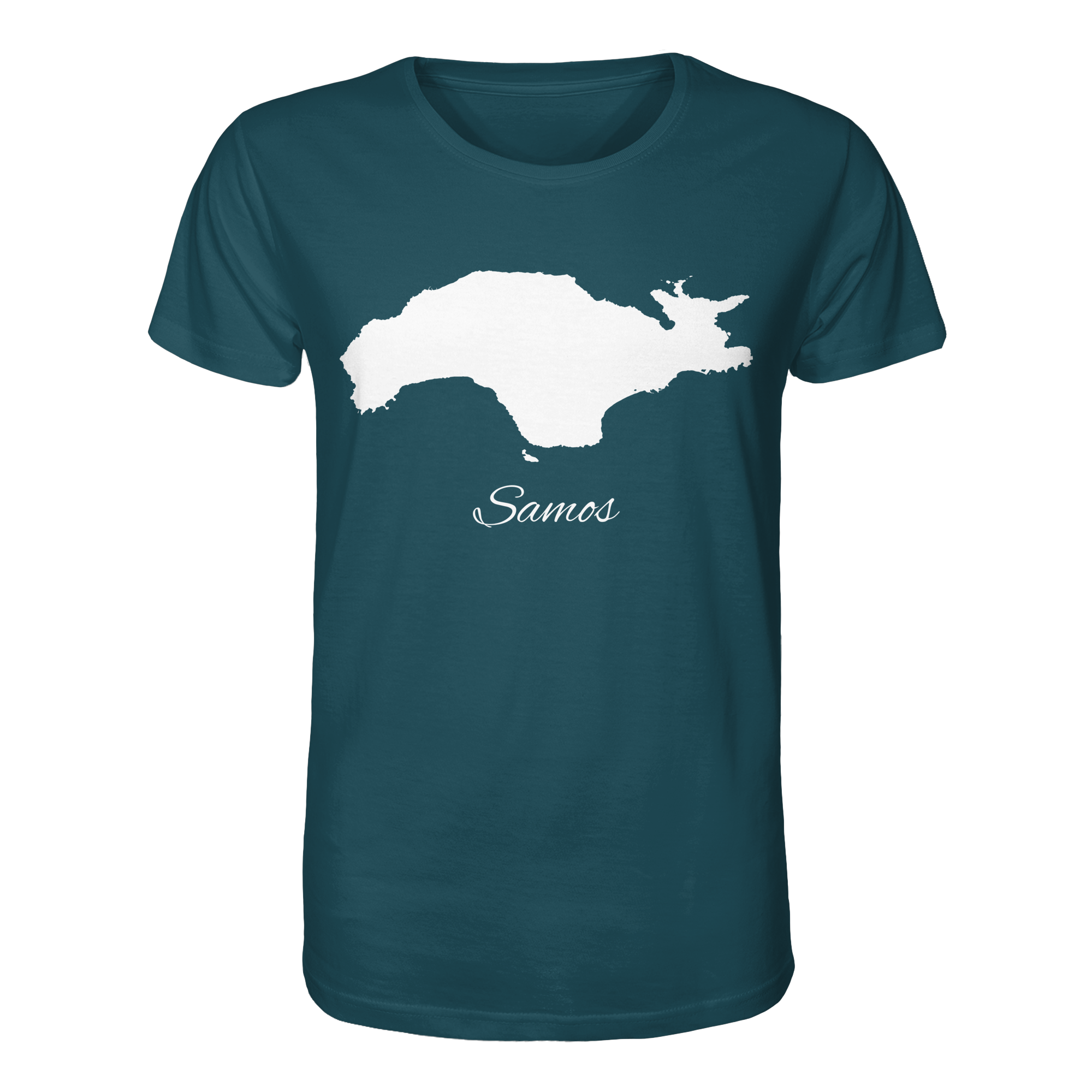 Samos Silhouette Griechenland - Organic Shirt