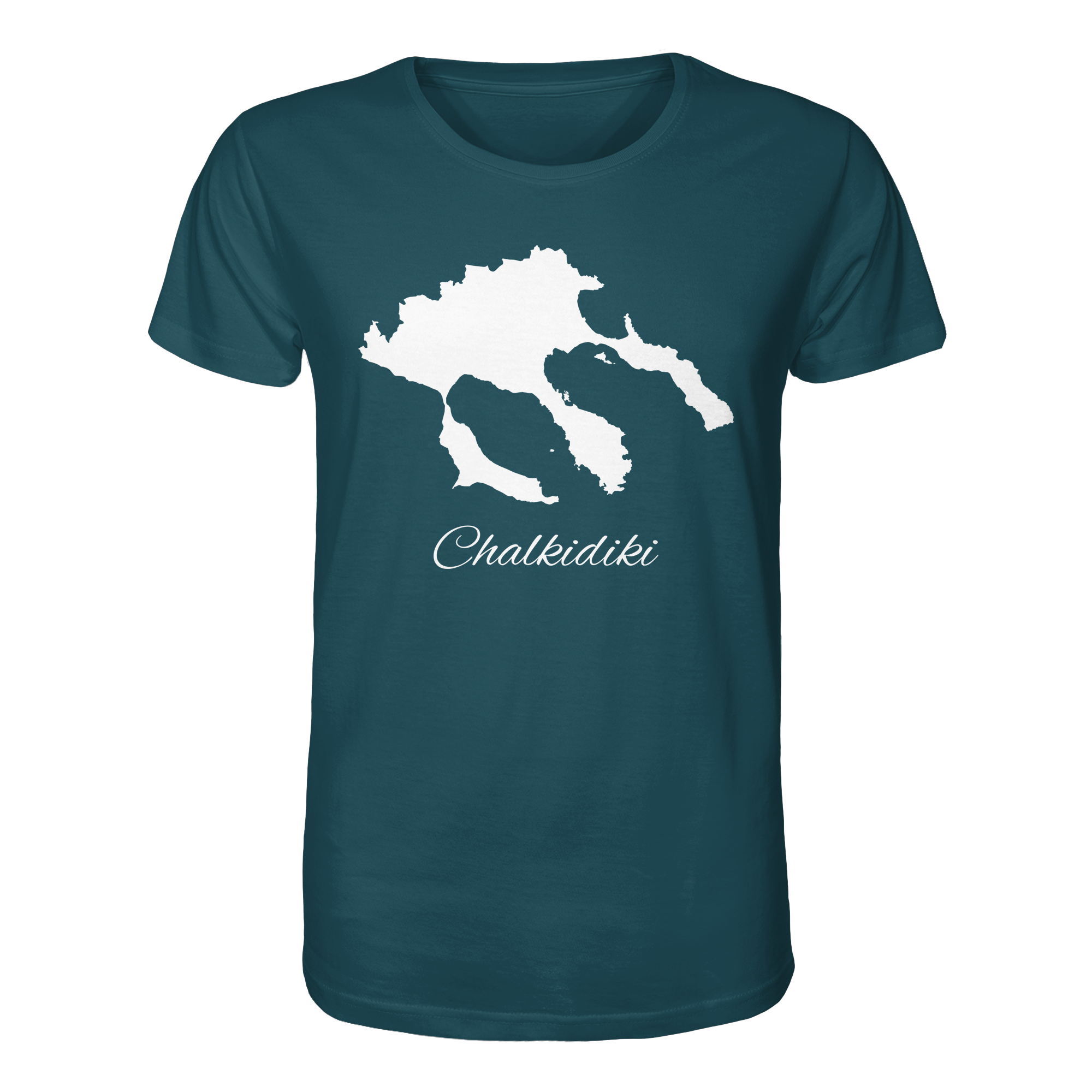 Chalkidiki Silhouette Griechenland - Organic Shirt