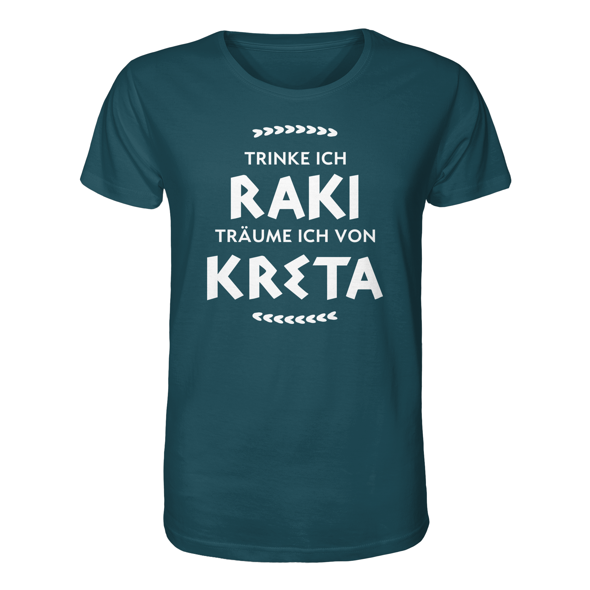 Trinke ich Raki träume ich von Kreta - Organic Shirt