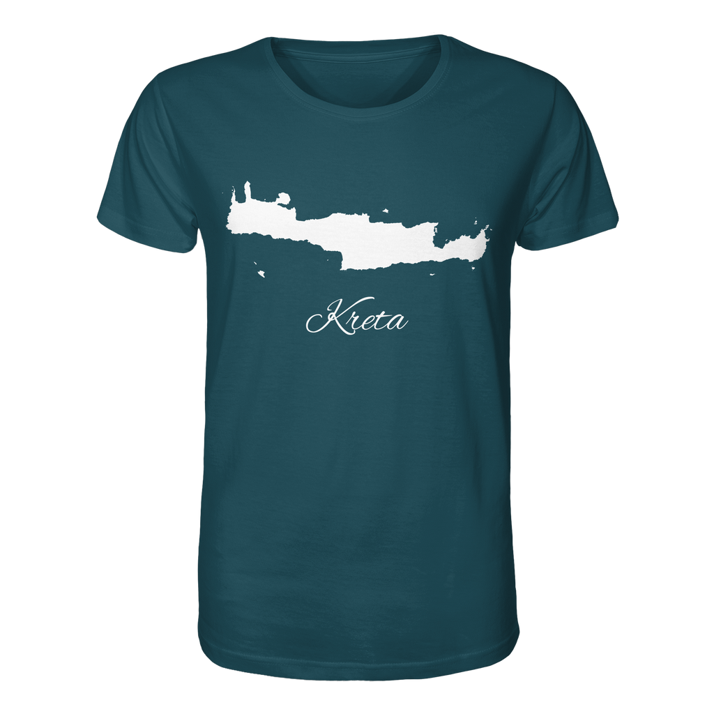 Kreta Silhouette Griechenland - Organic Shirt