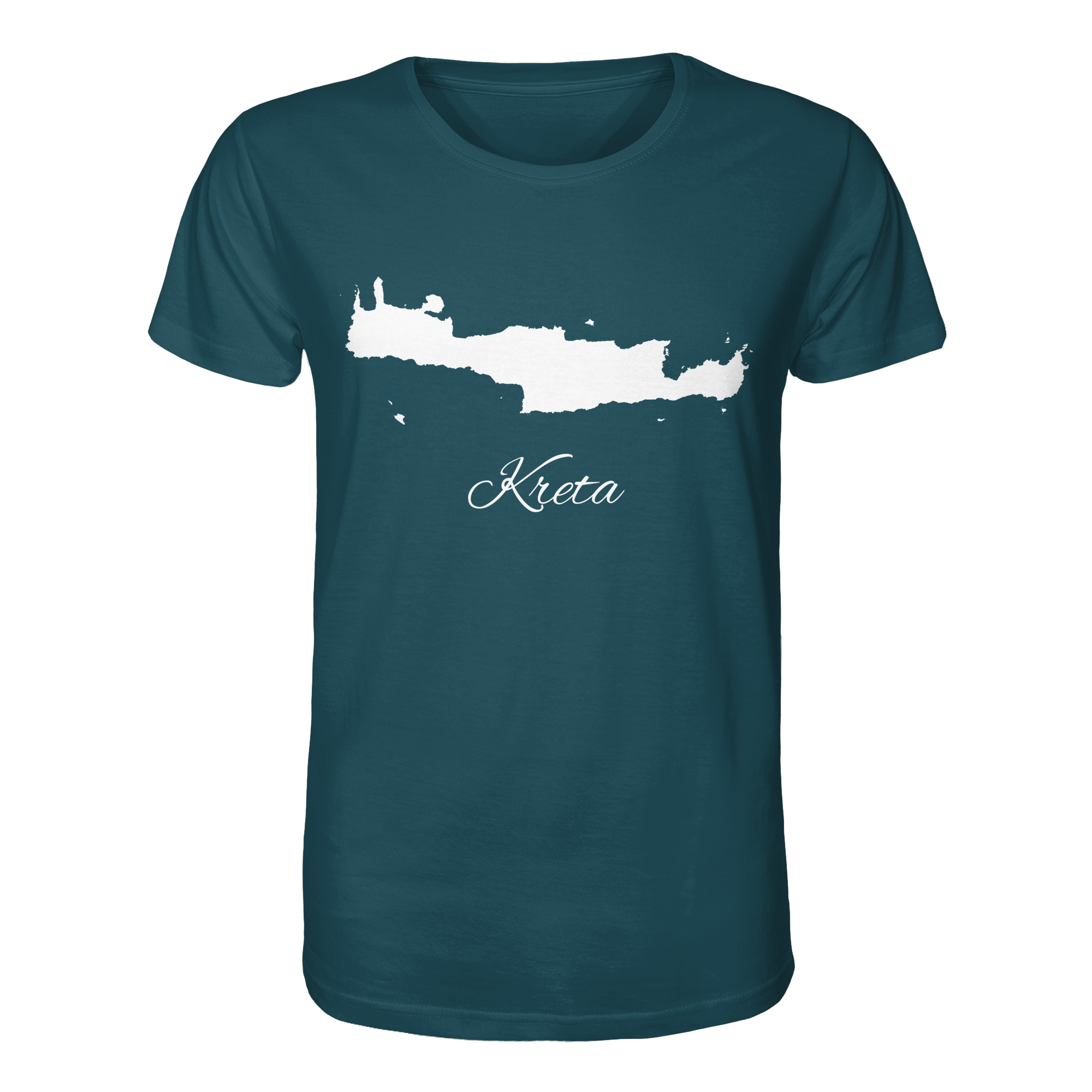 Kreta Silhouette Griechenland - Organic Shirt