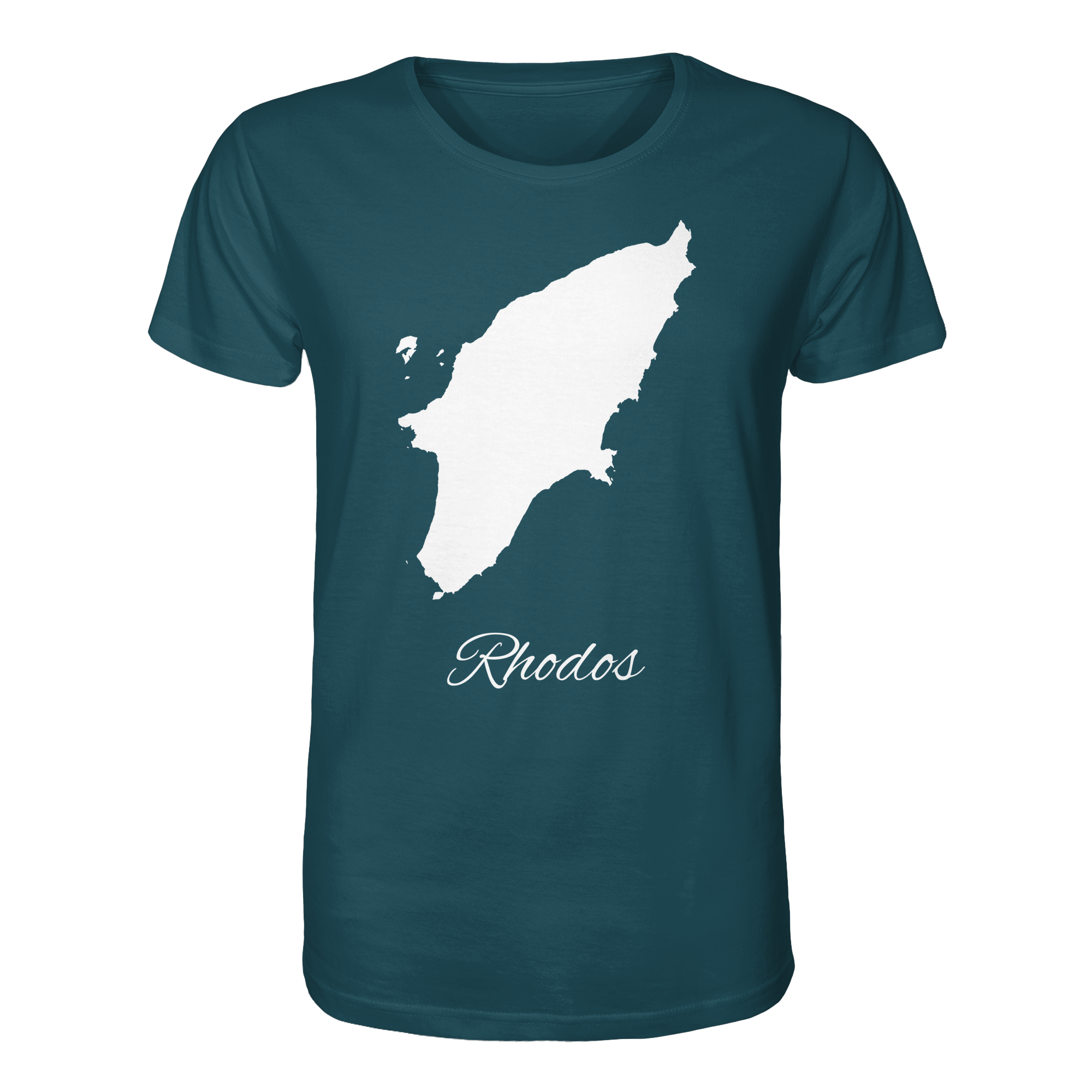 Rhodos Silhouette Griechenland - Organic Shirt