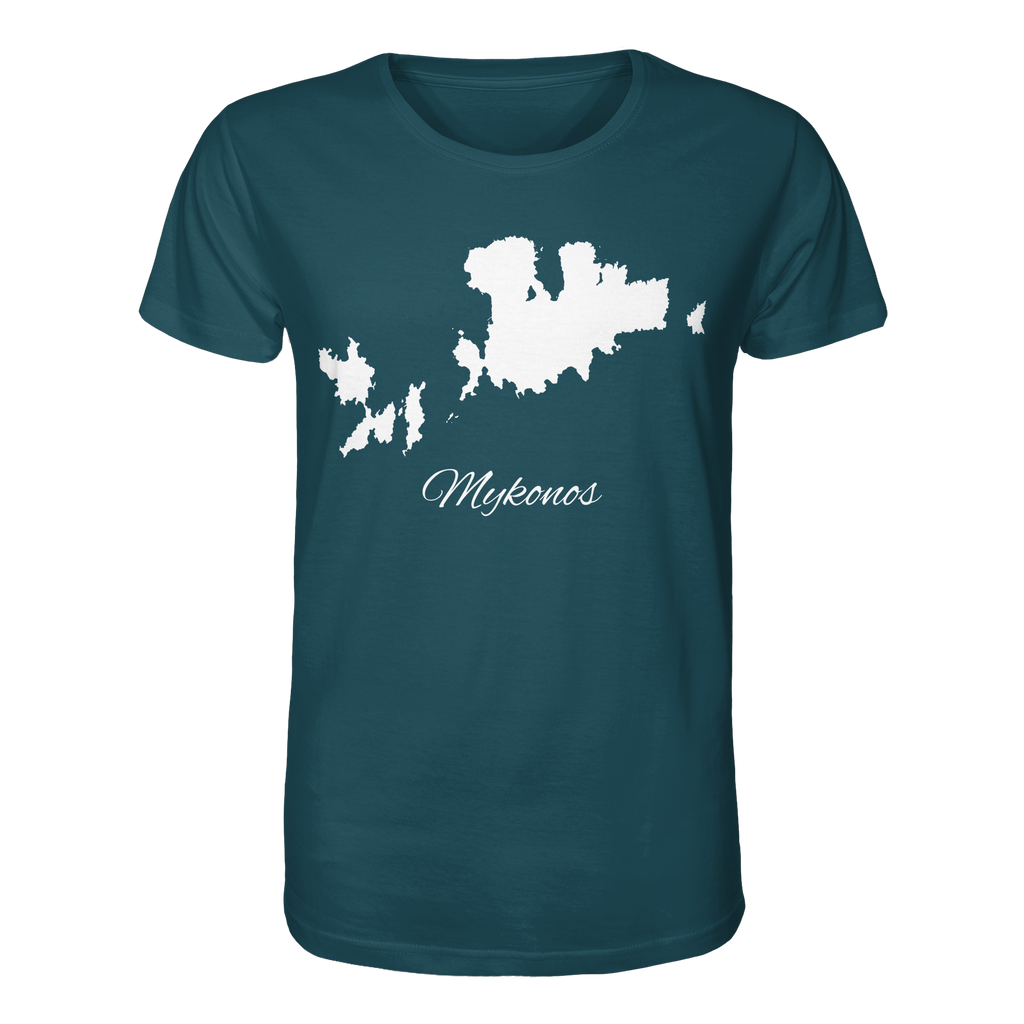 Mykonos Silhouette Griechenland - Organic Shirt