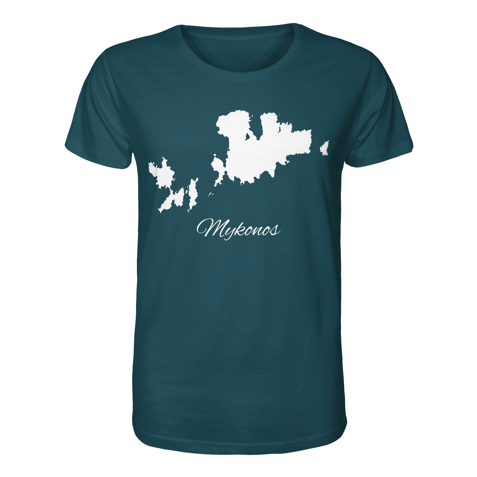 Mykonos Silhouette Griechenland - Organic Shirt