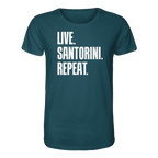 LIVE. SANTORINI. REPEAT. - Organic Shirt