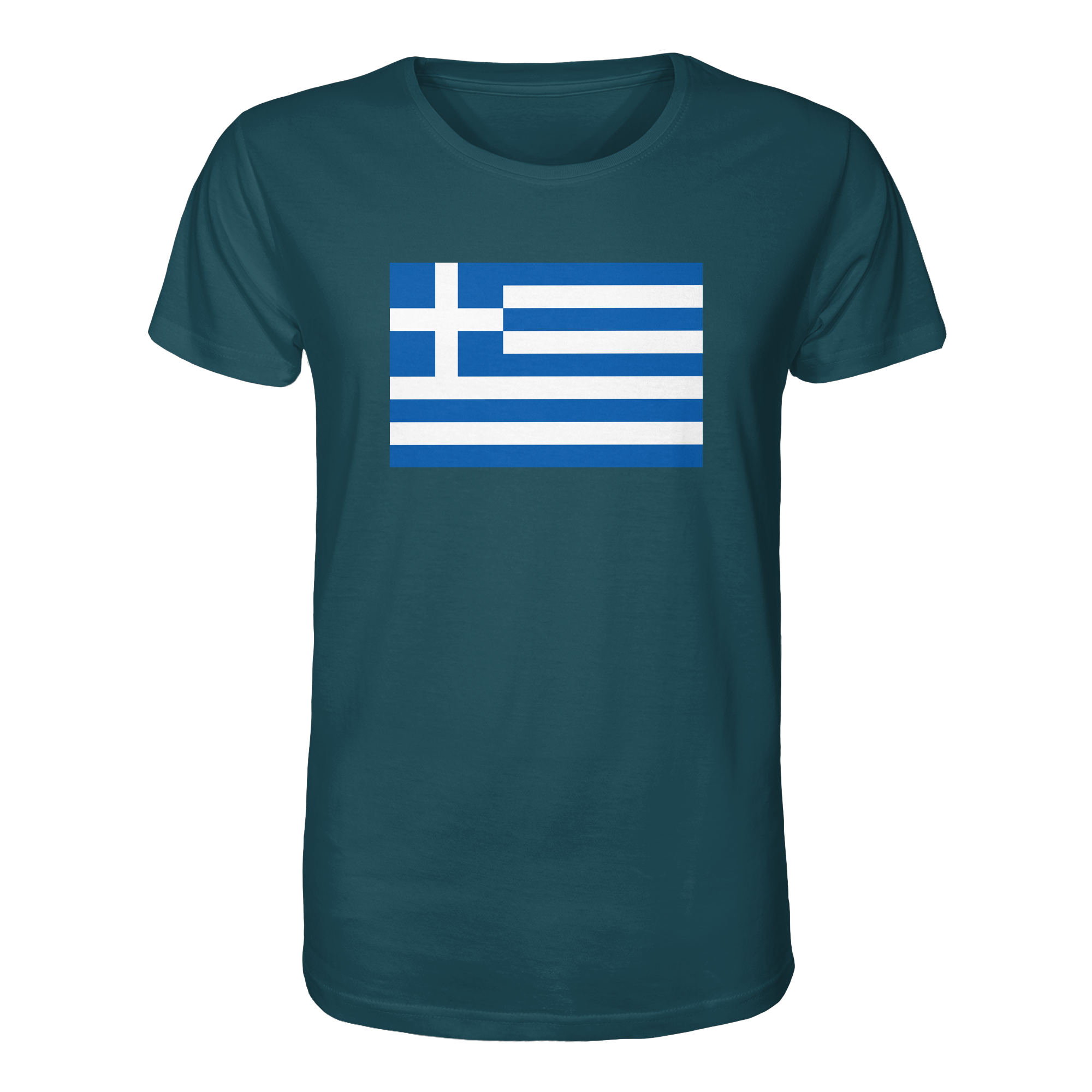 Griechenland Flagge - Organic Shirt