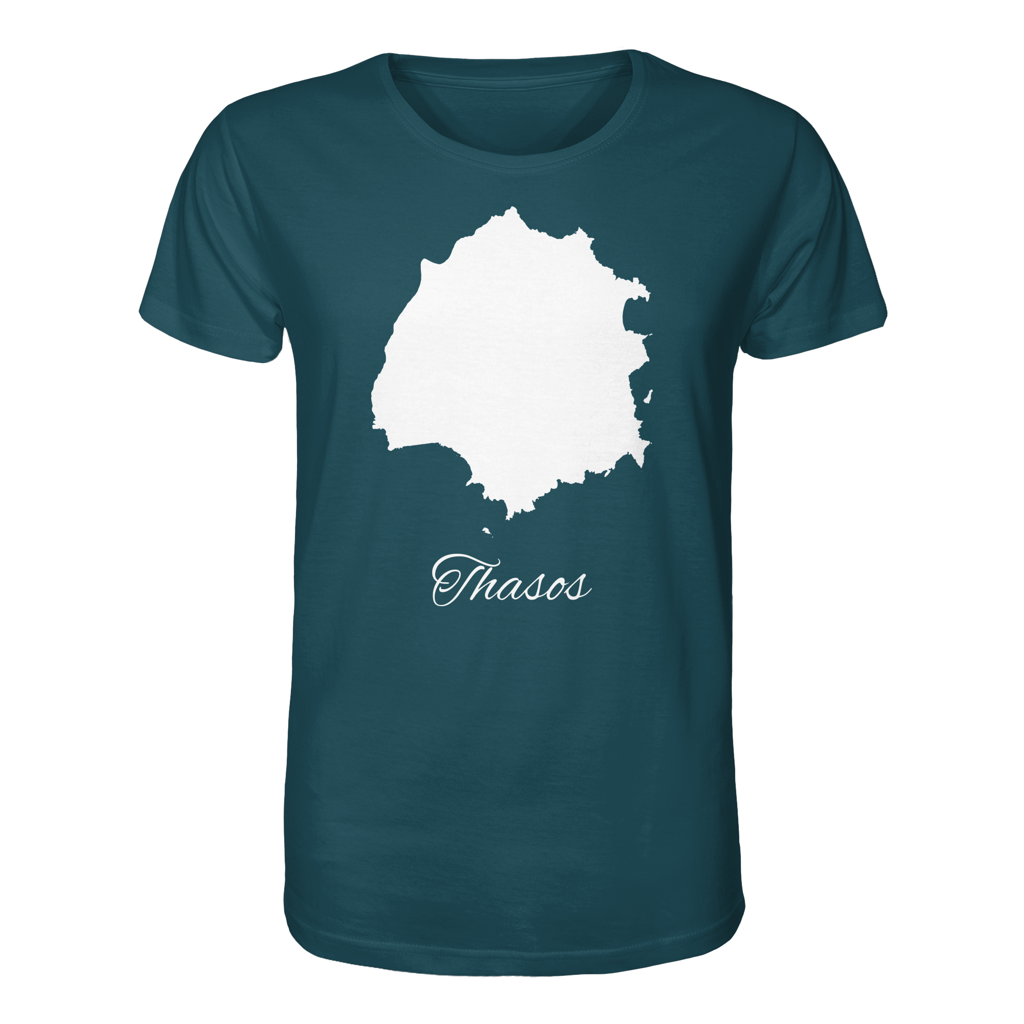 Thasos Silhouette Griechenland - Organic Shirt