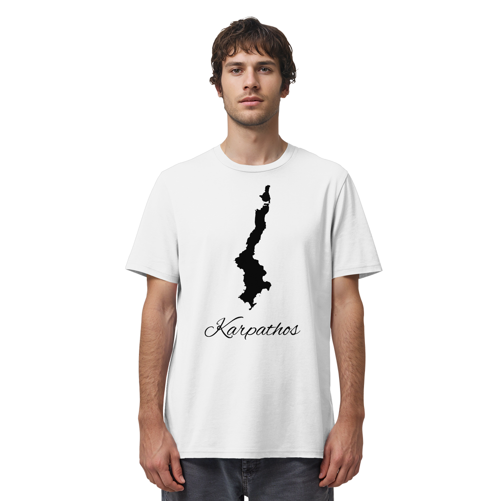 Karpathos Silhouette Griechenland - Organic Shirt