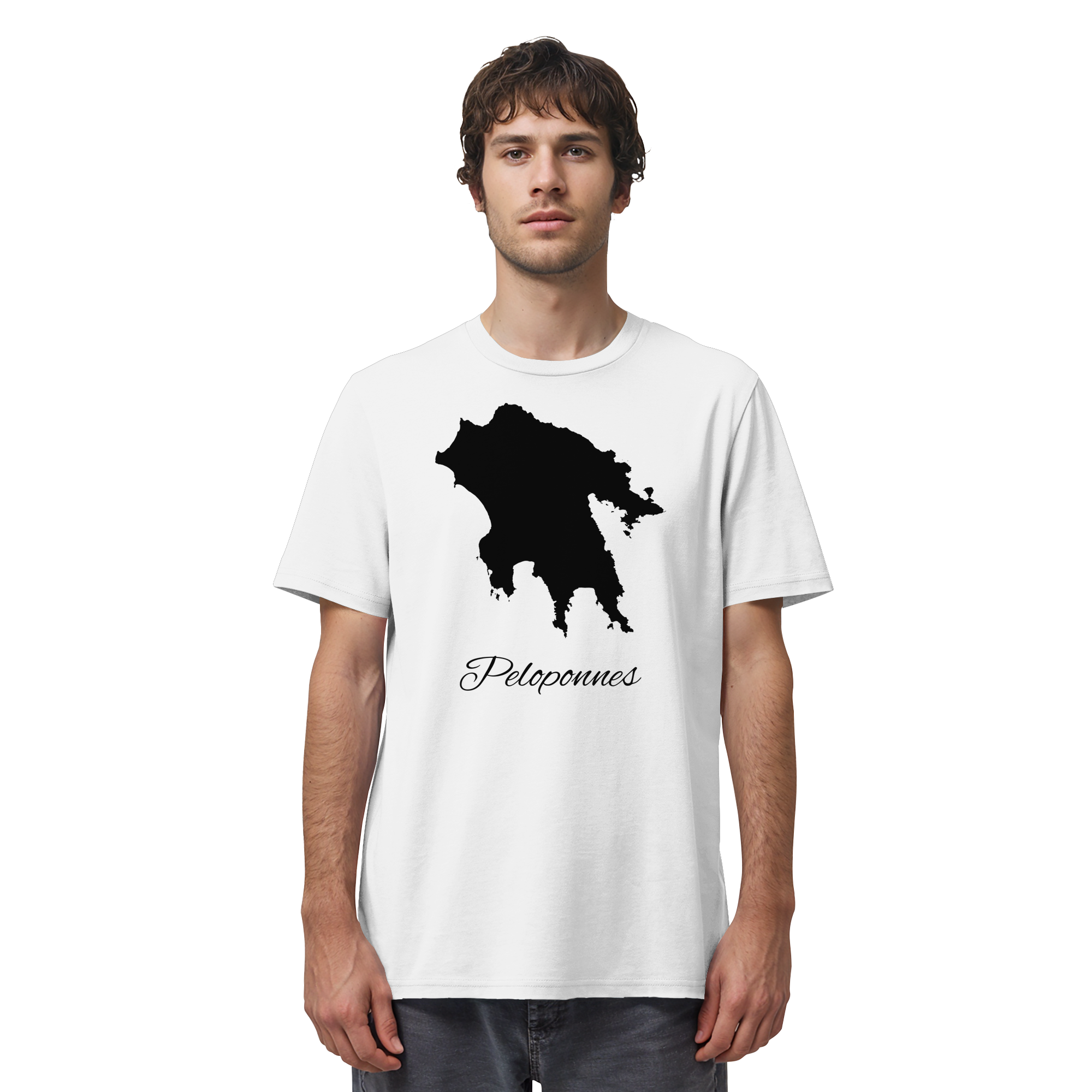 Peloponnes Silhouette Griechenland - Organic Shirt