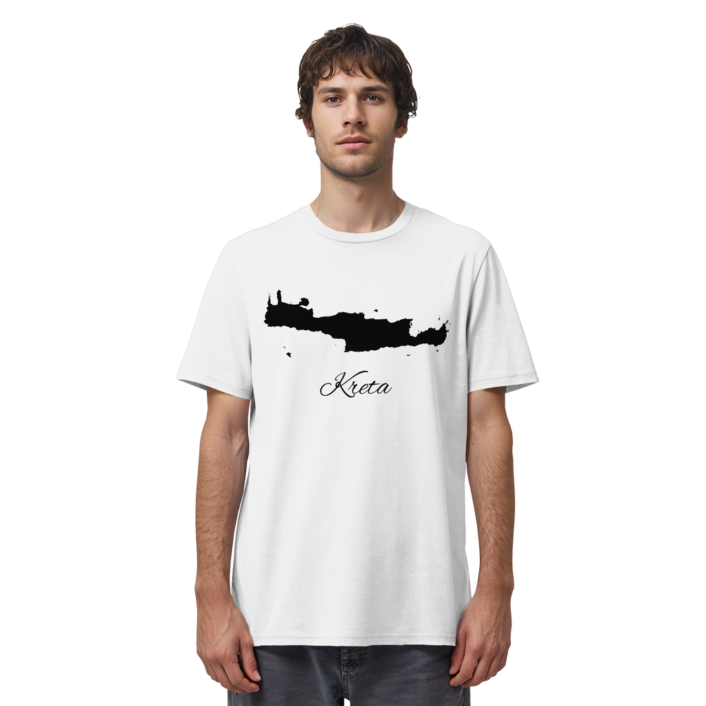 Kreta Silhouette Griechenland - Organic Shirt