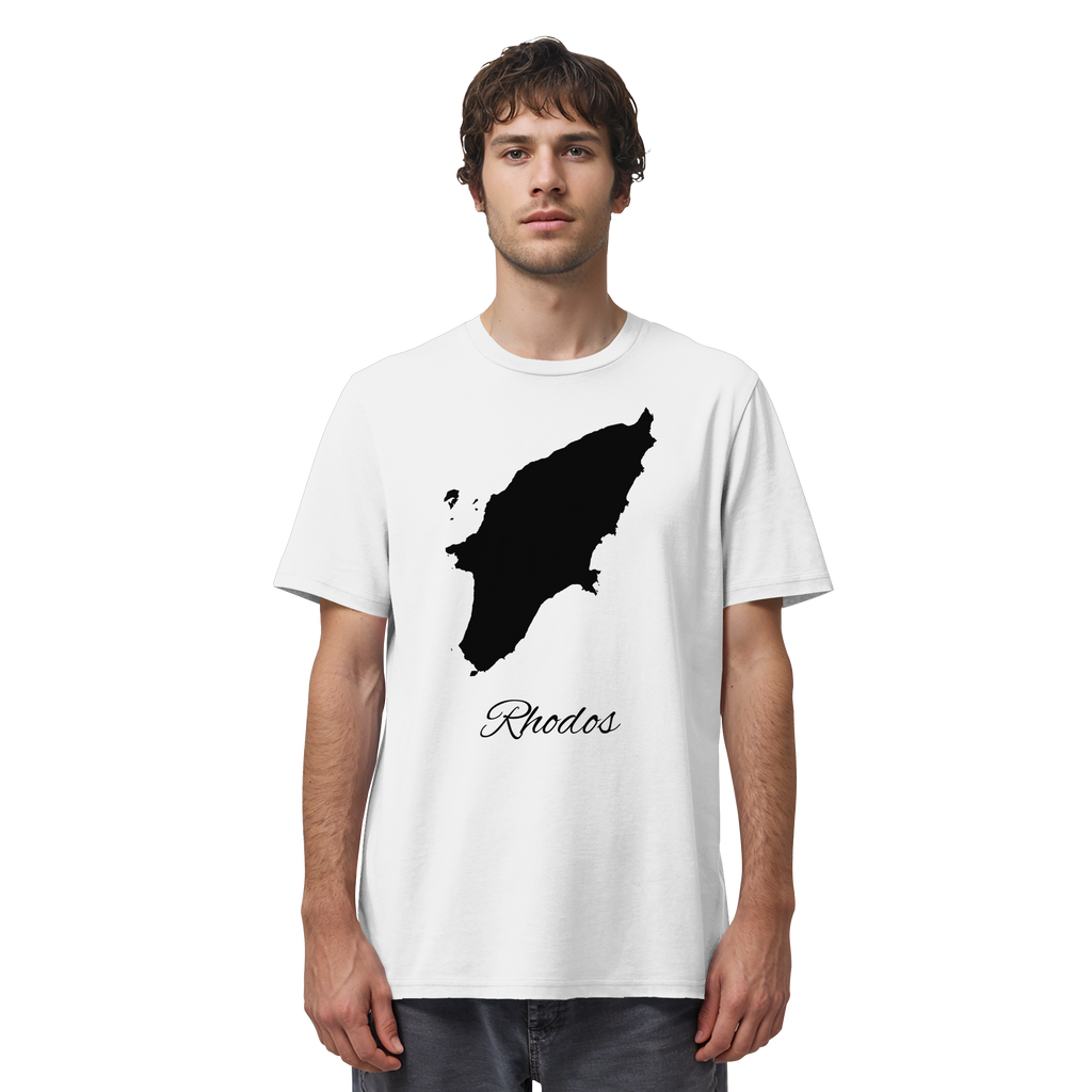 Rhodos Silhouette Griechenland - Organic Shirt