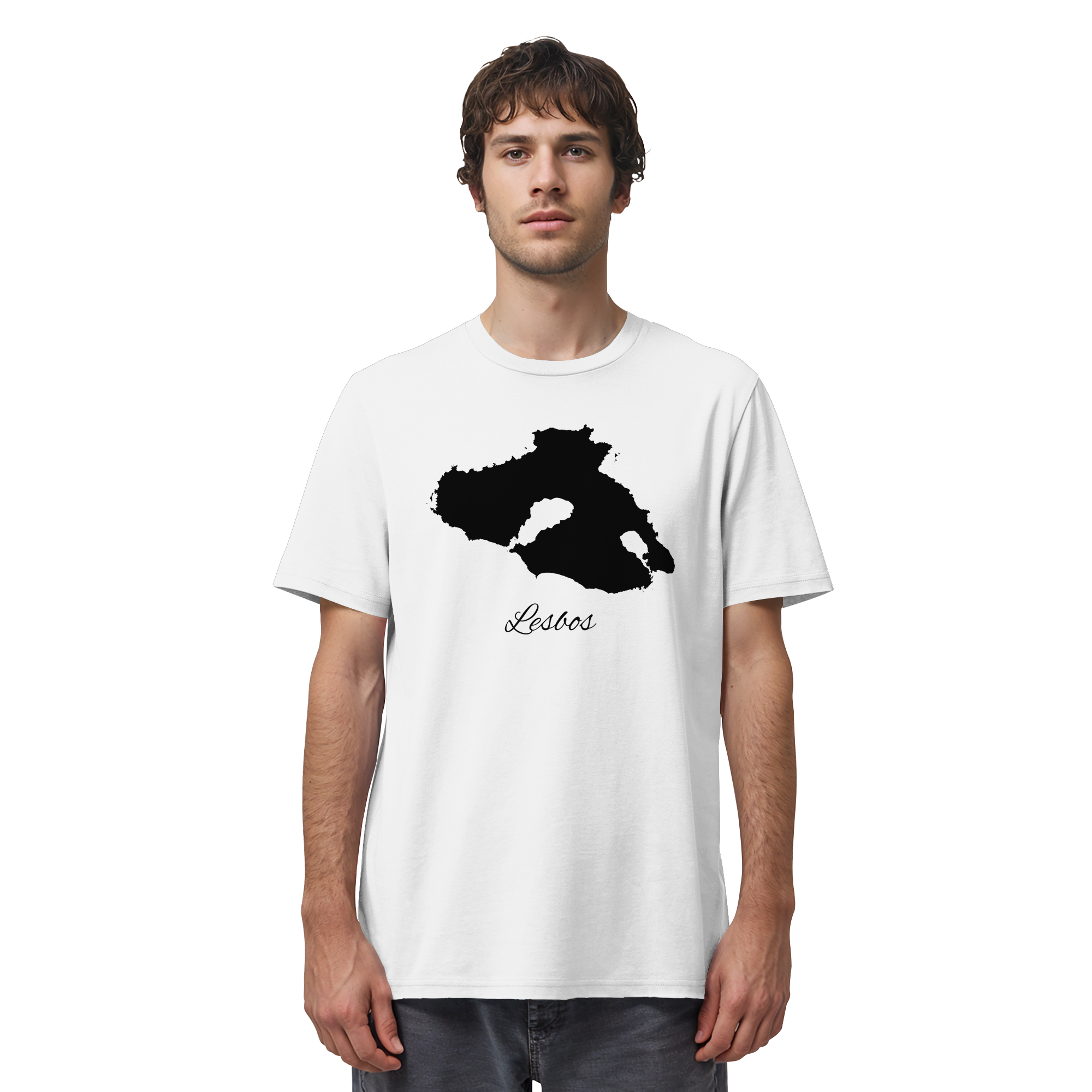 Lesbos Silhouette Griechenland - Organic Shirt