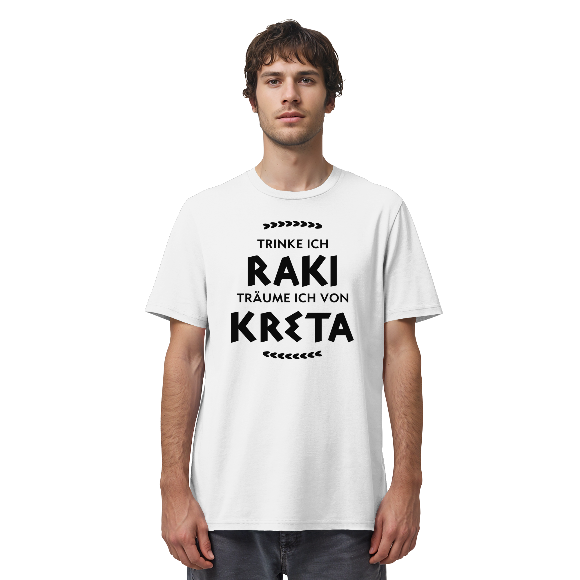 Trinke ich Raki träume ich von Kreta - Organic Shirt