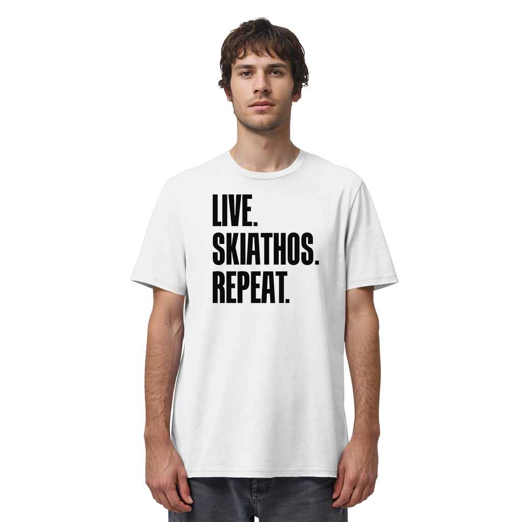 LIVE. SKIATHOS. REPEAT. - Organic Shirt
