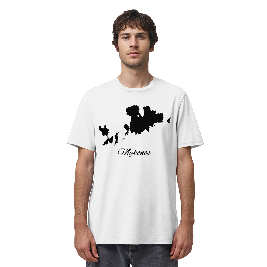 Mykonos Silhouette Griechenland - Organic Shirt