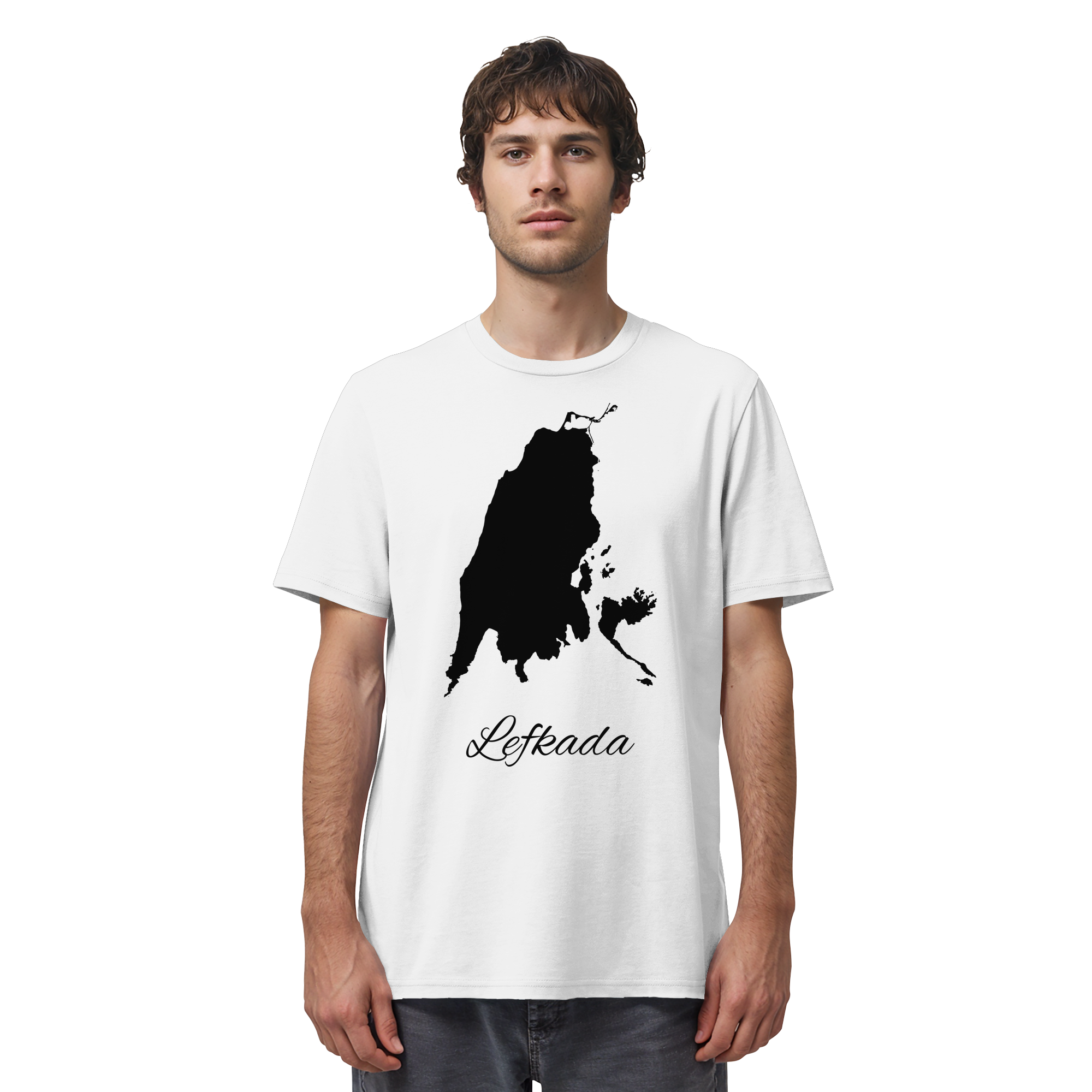 Lefkada Silhouette Griechenland - Organic Shirt