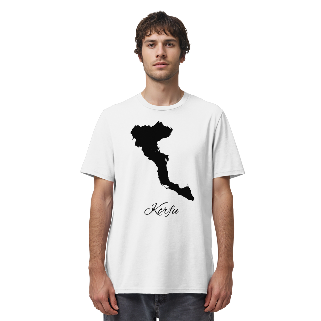 Korfu Silhouette Griechenland - Organic Shirt