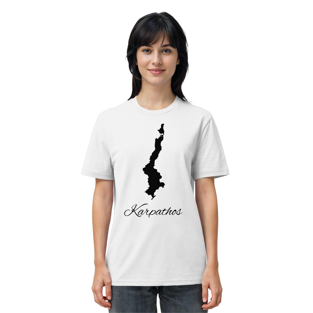 Karpathos Silhouette Griechenland - Organic Shirt
