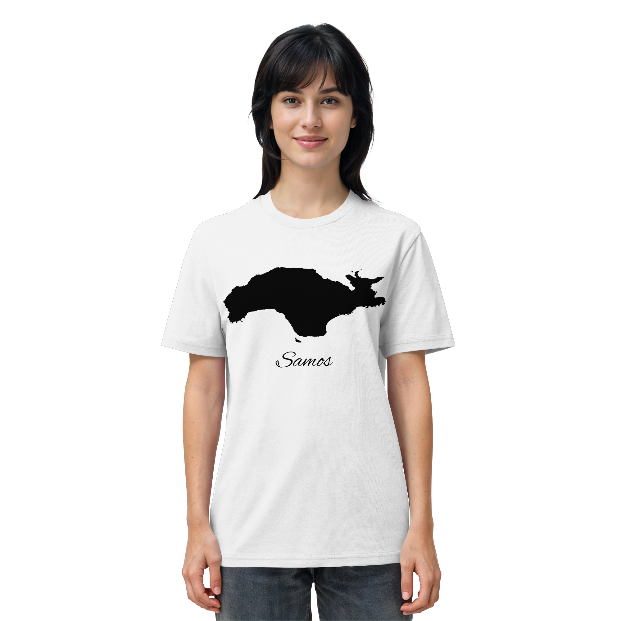 Samos Silhouette Griechenland - Organic Shirt