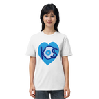 Kos - Blaues Herz - Organic Shirt