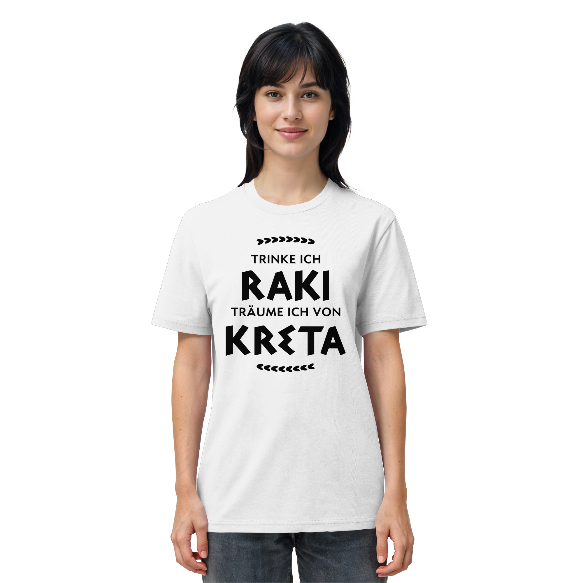 Trinke ich Raki träume ich von Kreta - Organic Shirt
