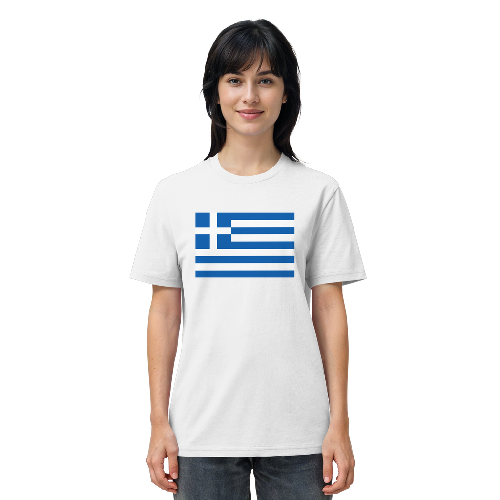 Griechenland Flagge - Organic Shirt