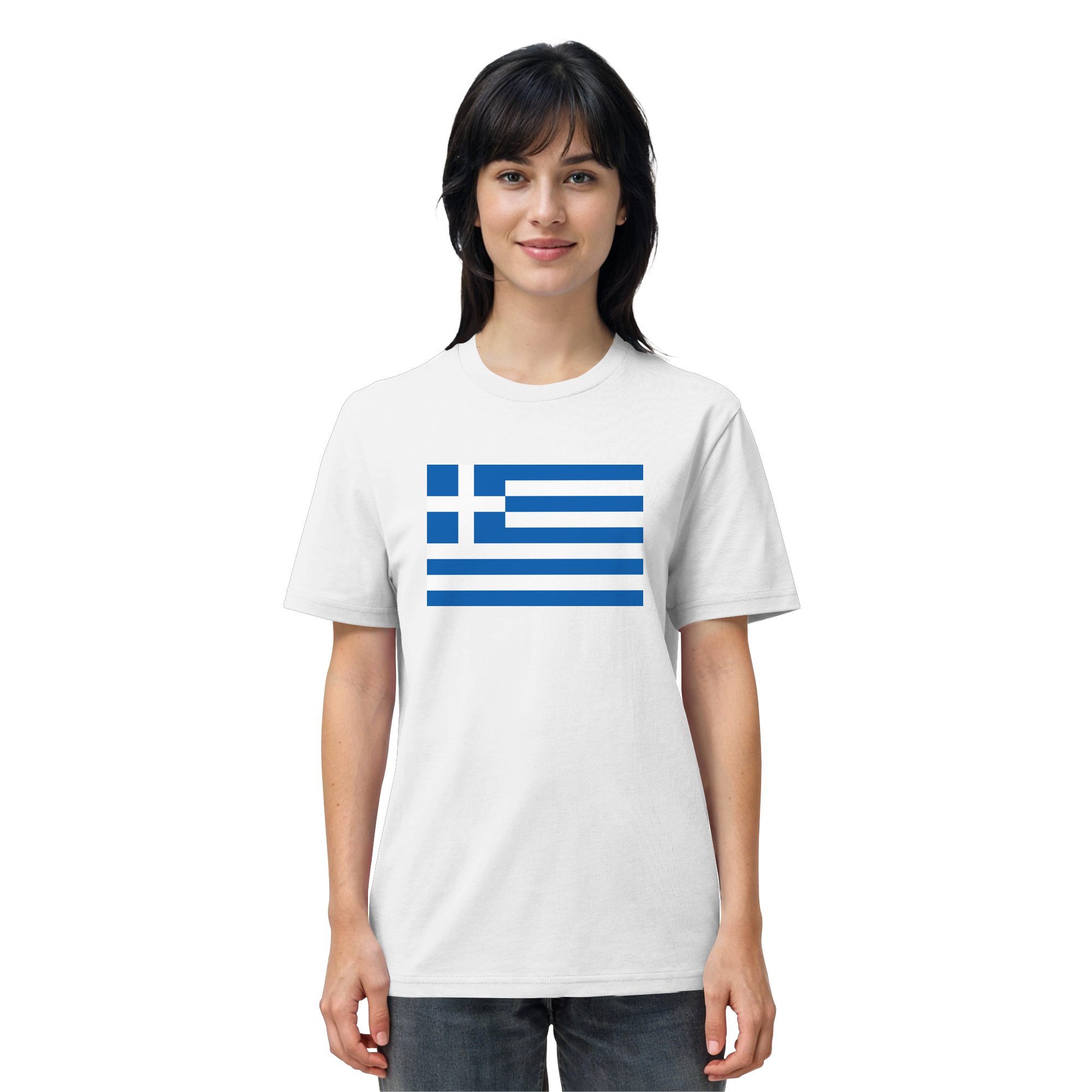 Griechenland Flagge - Organic Shirt