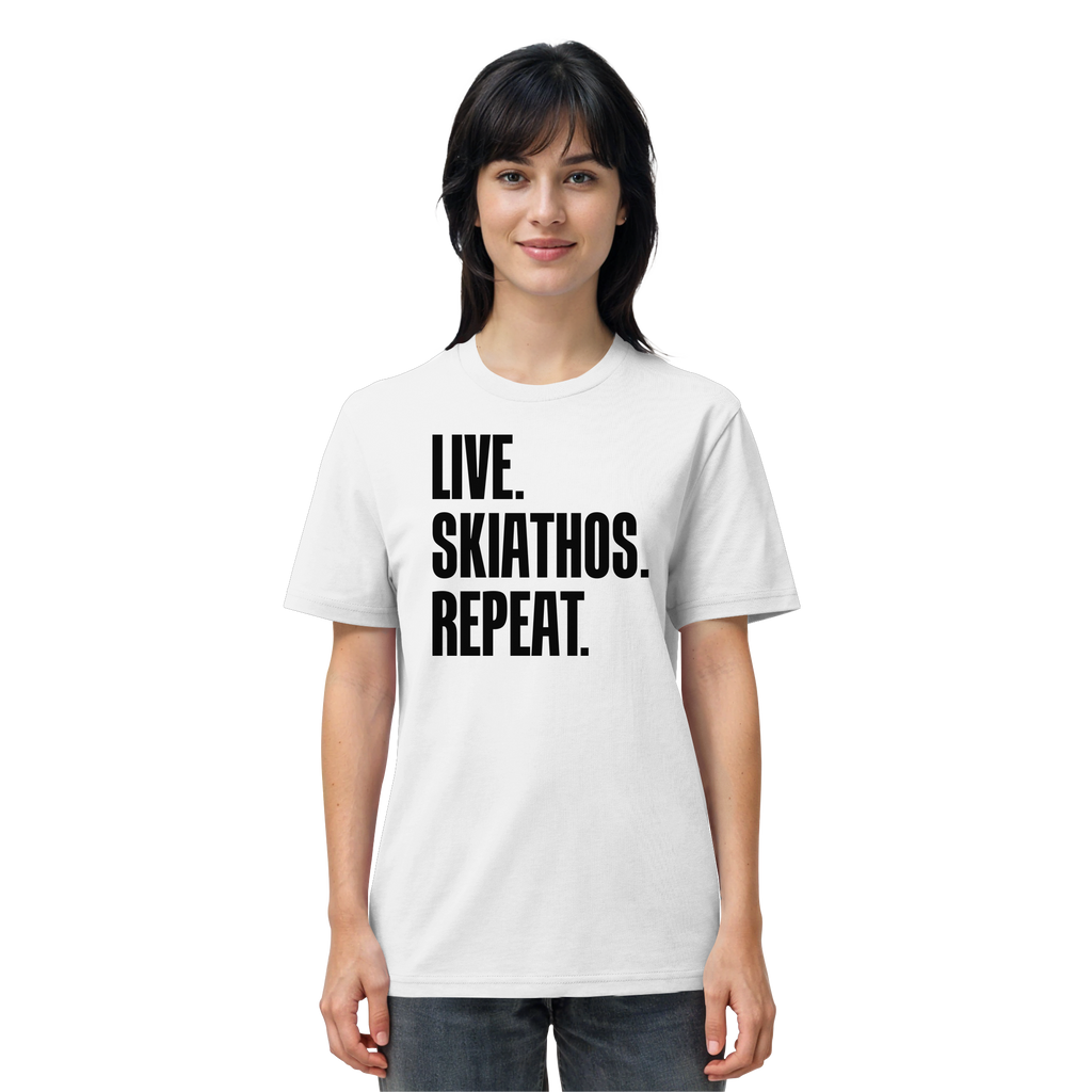 LIVE. SKIATHOS. REPEAT. - Organic Shirt