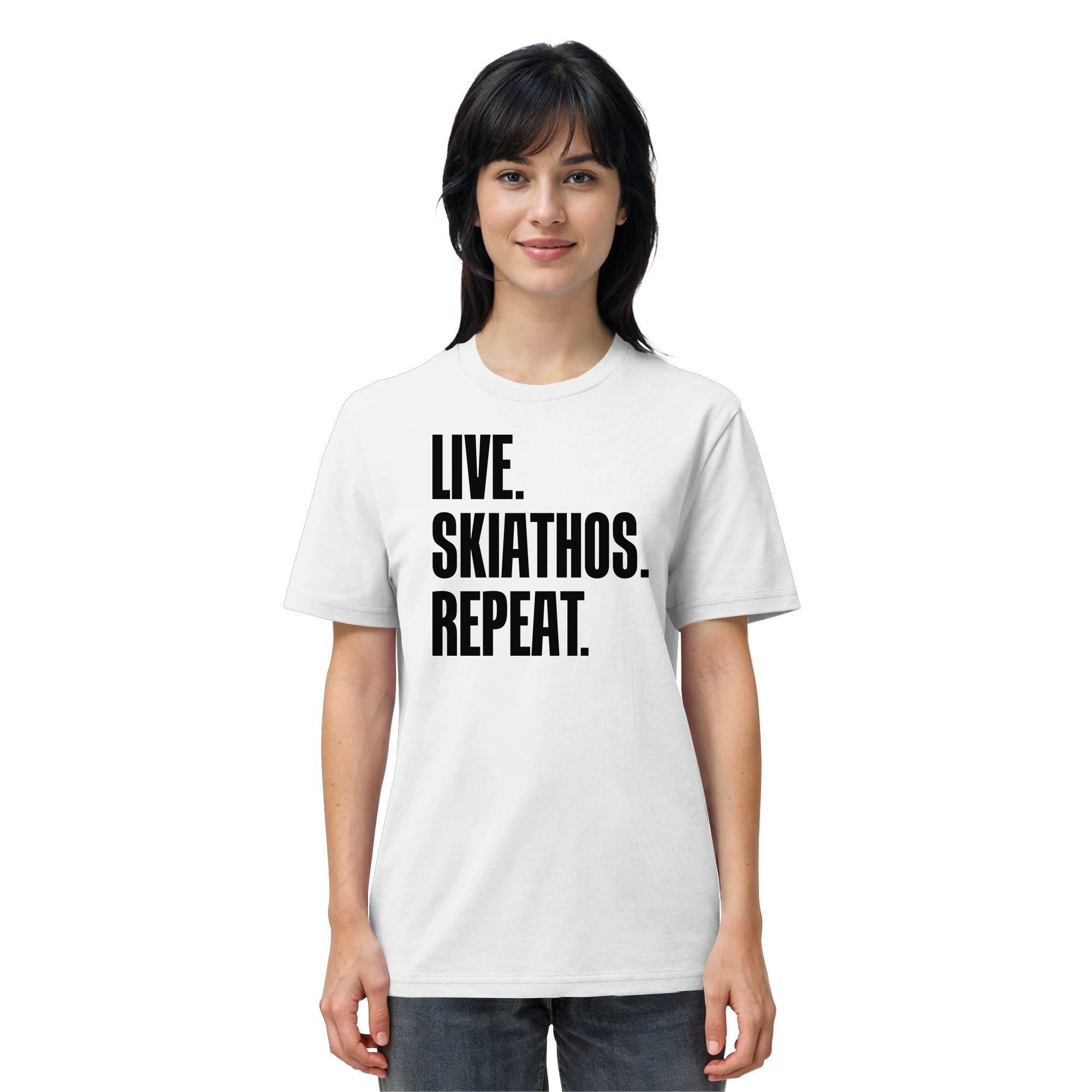 LIVE. SKIATHOS. REPEAT. - Organic Shirt
