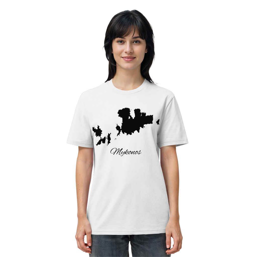 Mykonos Silhouette Griechenland - Organic Shirt