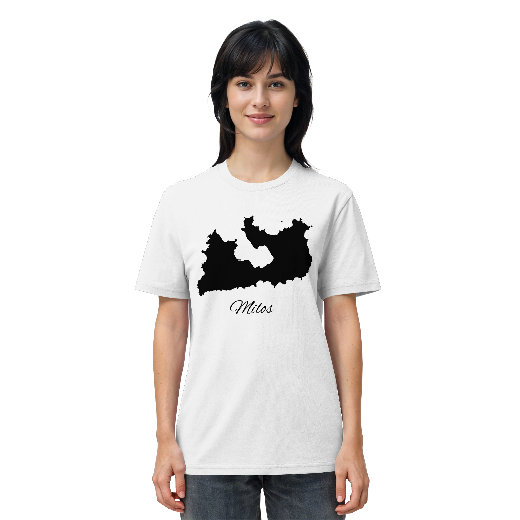 Milos Silhouette Griechenland - Organic Shirt