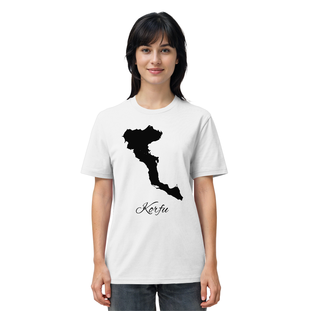 Korfu Silhouette Griechenland - Organic Shirt