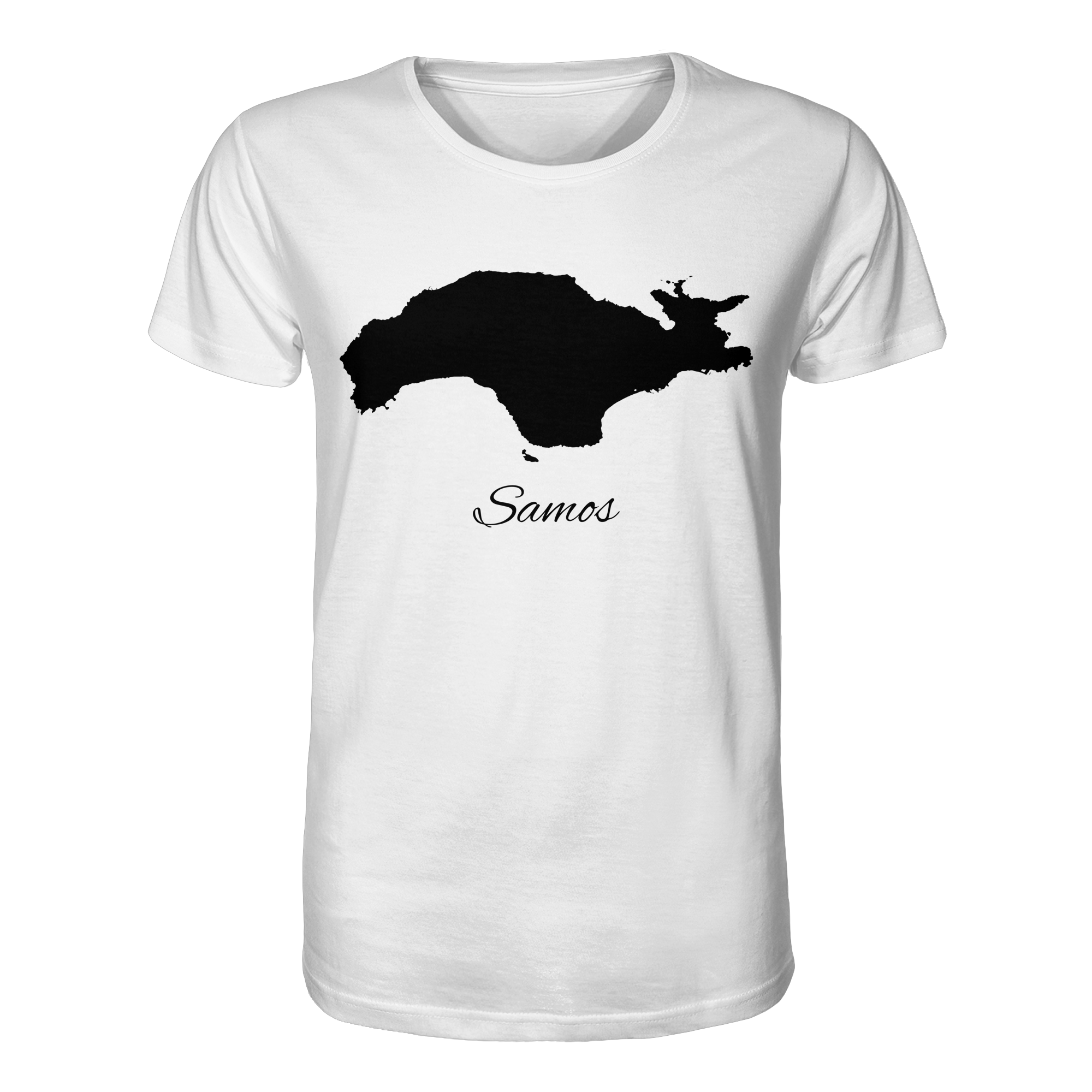 Samos Silhouette Griechenland - Organic Shirt