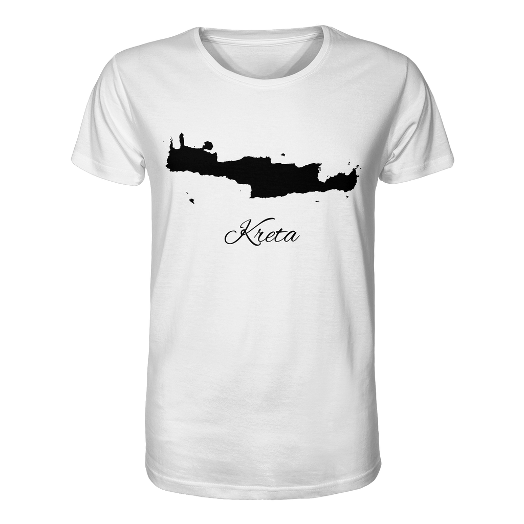 Kreta Silhouette Griechenland - Organic Shirt