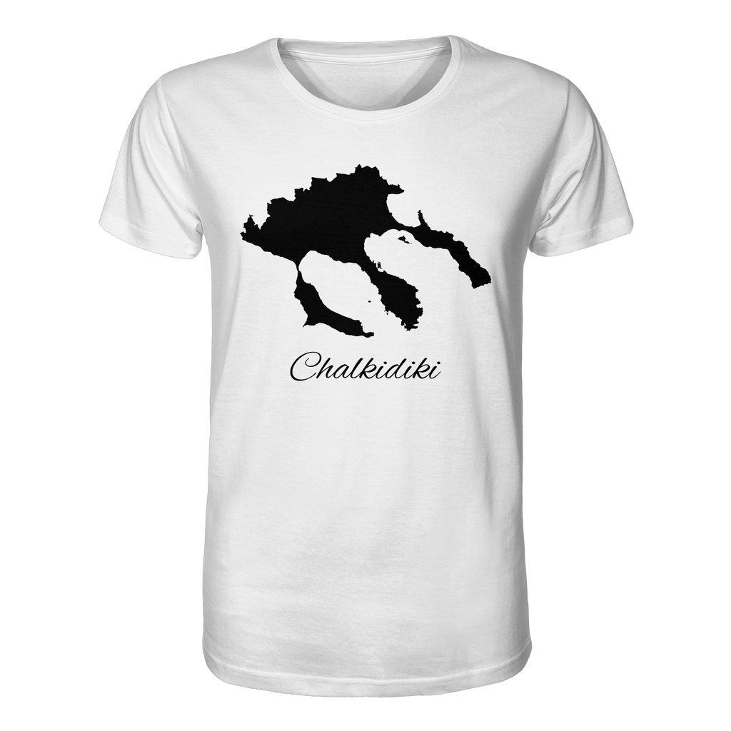 Chalkidiki Silhouette Griechenland - Organic Shirt