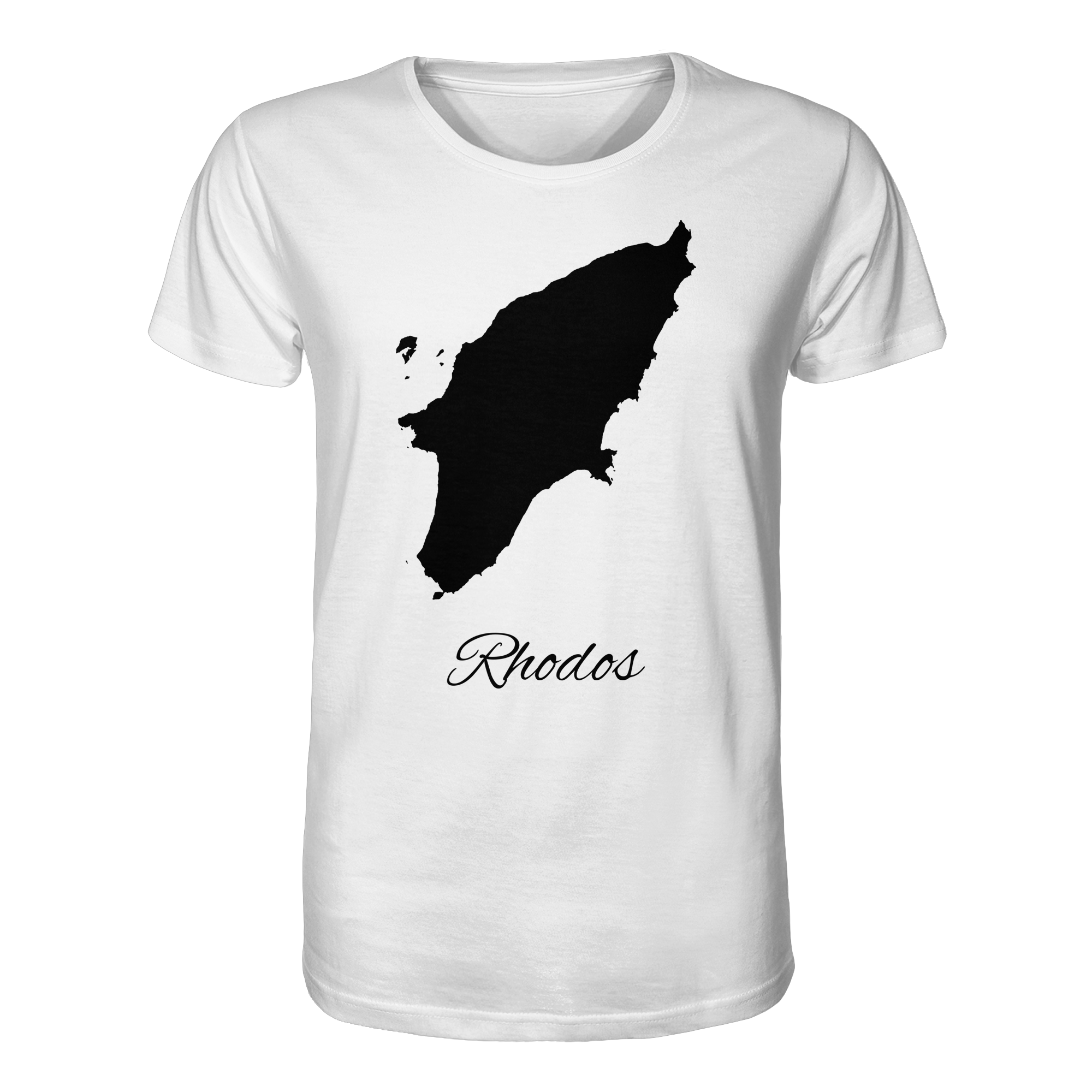 Rhodos Silhouette Griechenland - Organic Shirt