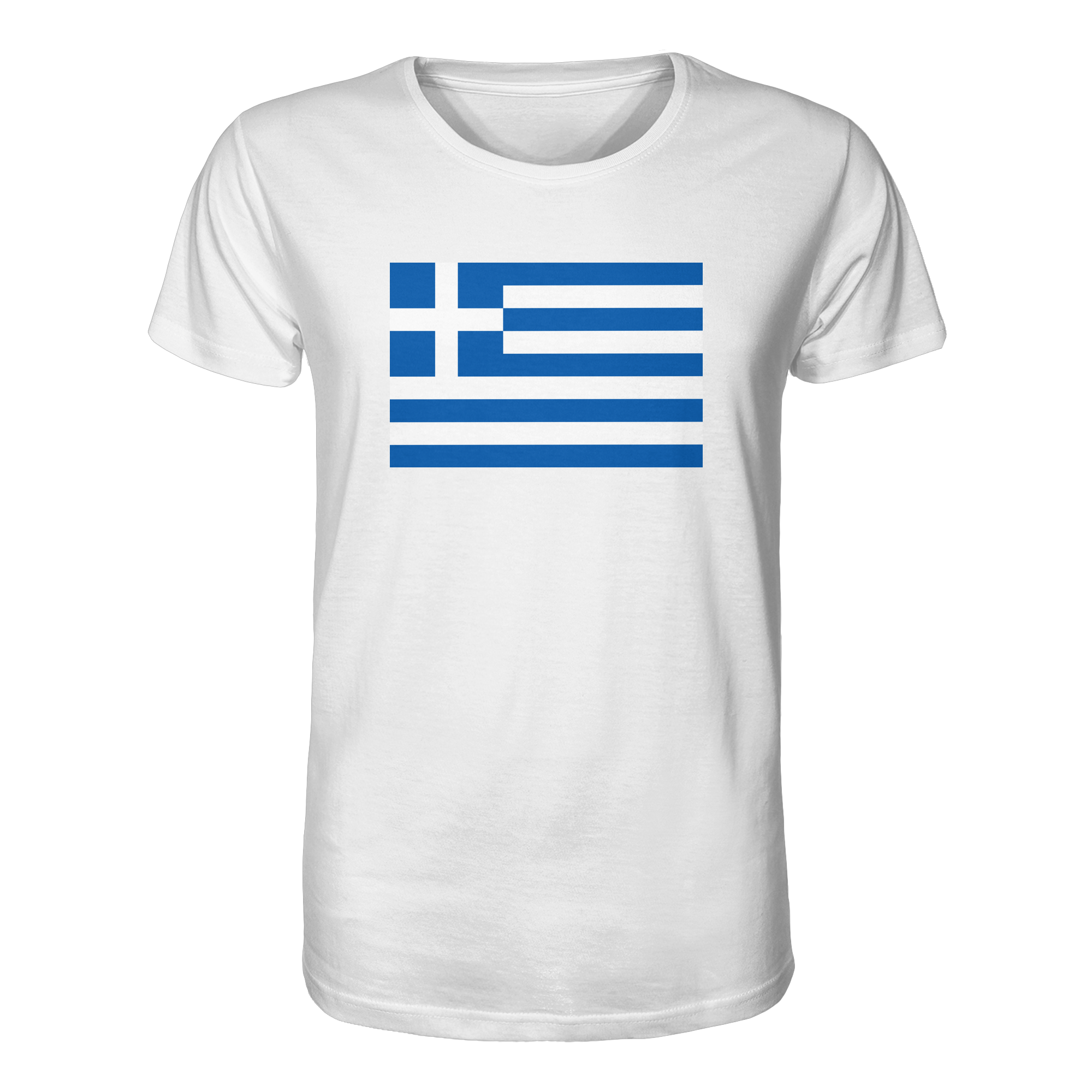 Griechenland Flagge - Organic Shirt