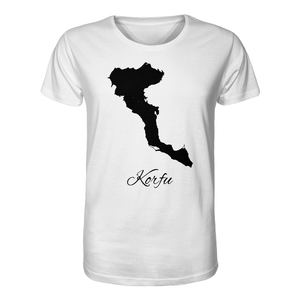 Korfu Silhouette Griechenland - Organic Shirt