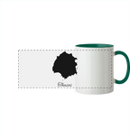 Thasos Silhouette Griechenland - Panorama Tasse zweifarbig