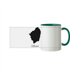 Naxos Silhouette Griechenland - Panorama Tasse zweifarbig