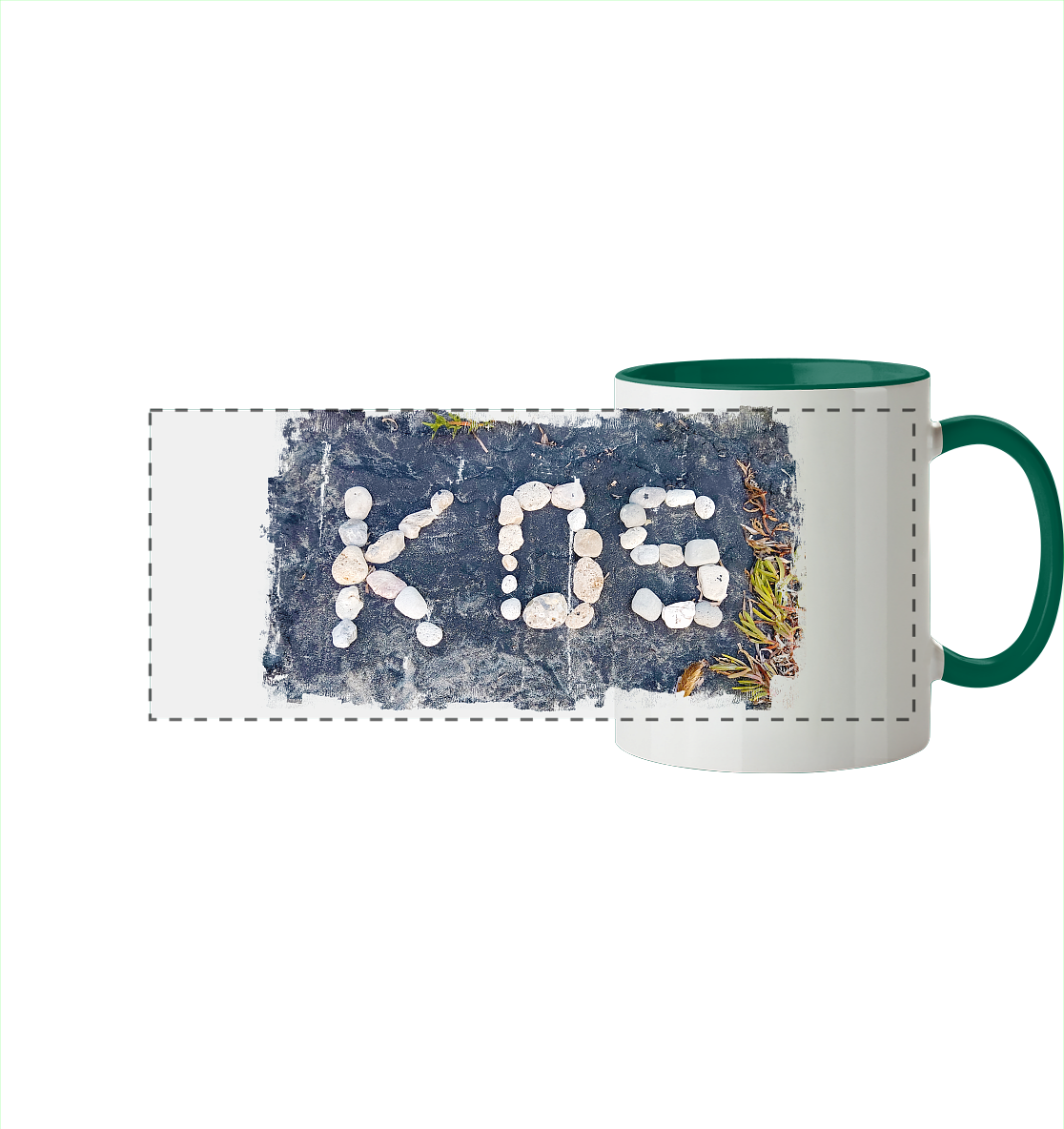 Kos Kiesel - Panorama Tasse zweifarbig