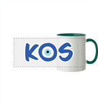 Kos - Mati/Nazar Auge - Panorama Tasse zweifarbig