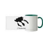 Chalkidiki Silhouette Griechenland - Panorama Tasse zweifarbig