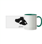 Lesbos Silhouette Griechenland - Panorama Tasse zweifarbig